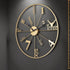 Alpha Numeric Round Clock